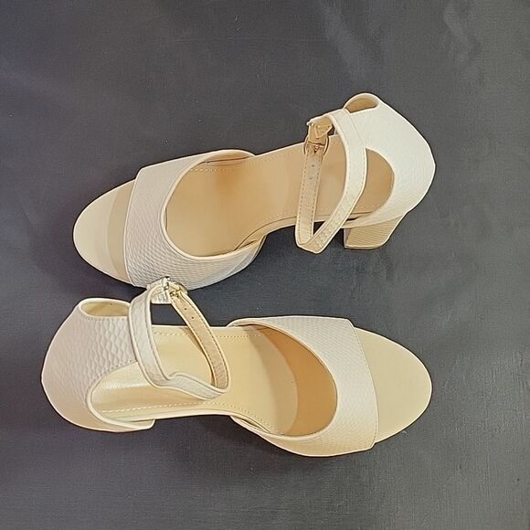 BRAND NEW  WOMEN"S PLASFORM HIGH HEEL  ADJUSTABLE BUCKLE ANKLE STRAP SANDAL - Picture 10 of 14